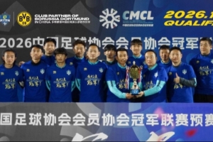 多特官博祝贺武汉联镇获中冠预赛冠军：期待今后共同再接再厉