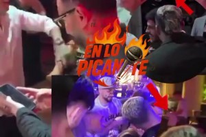 网上流传伊卡尔迪在夜店亲吻女孩，其实这是个剪辑过后的假视频！